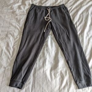 Dark Grey aerie/American Eagle Joggers, Size Large